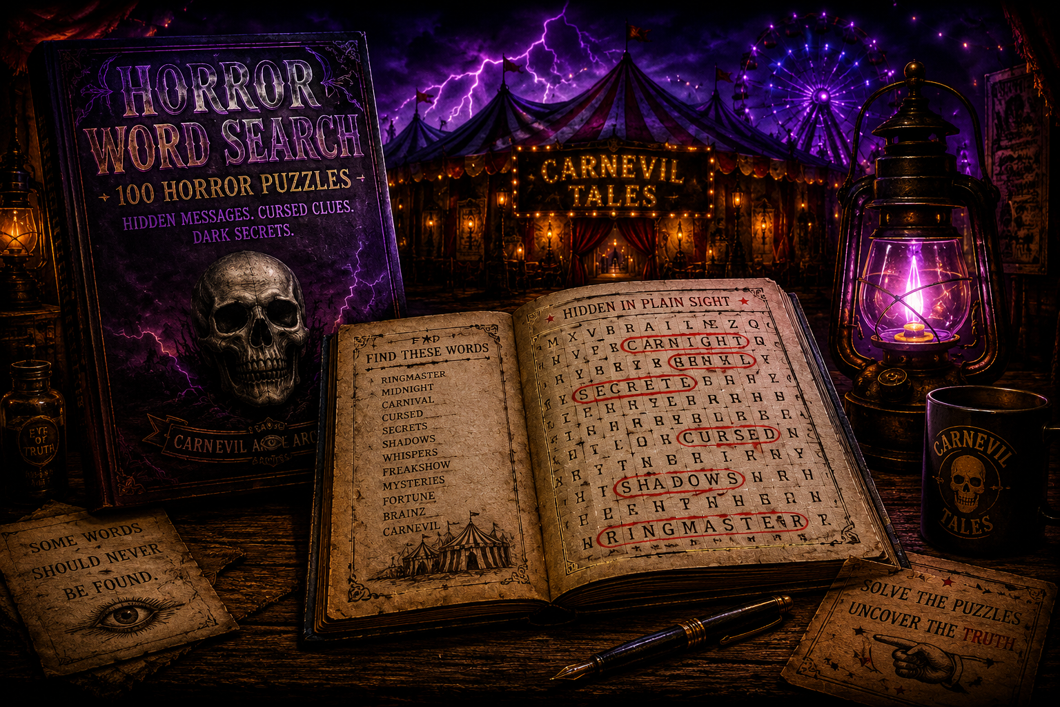 Horror Word Search